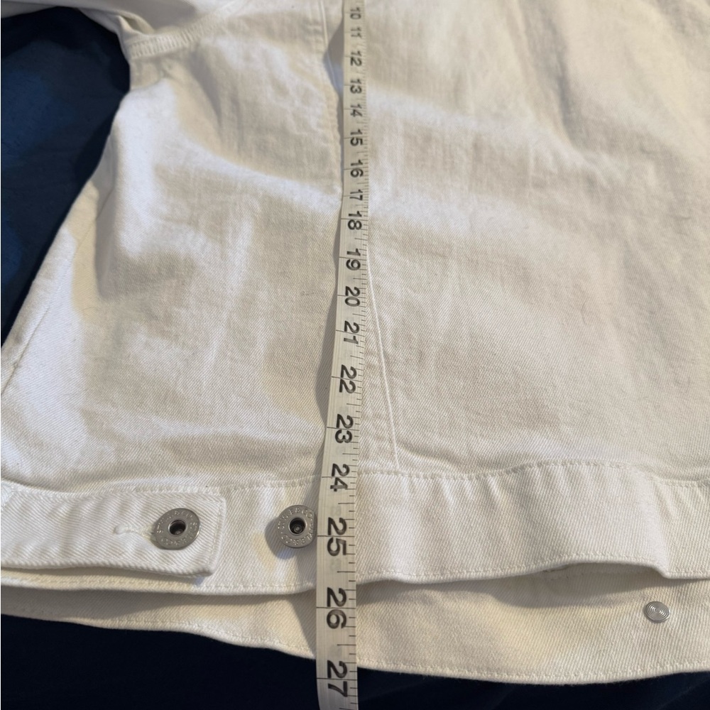Style & Co. Cream White Denim Jacket - Picture 4 of 8